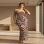 Floral sequin maxi dress — primary view