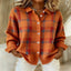 Plaid button-up cardigan — primary view