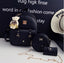 Product detail photo of Floral 3 Piece Backpack Set, black, everyday style, floral 3 piece backpack set