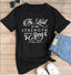 Retro Faith Slogan Graphic T-Shirt for Women, shown in a clear product image