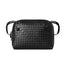 Woven Sheepskin Crossbody Bag for Women, shown in a clear product image