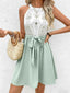 Tie waist A-line dress — additional view 2