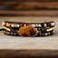 Geometric triple-layer bracelet — primary view