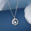 Pendant necklace in silver-plated alloy — primary view