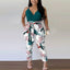 Women's Contrast Print Two-Piece Suit — main product image