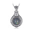 Product detail photo of Grey Blue Labradorite Necklace, grey blue labradorite necklace