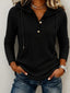 Black waffle knit hoodie sweatshirt for women