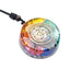 7 chakra orgone pendant necklace — additional view 4