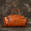 Boston bag shown from side angle