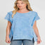 Snow washed oversized top — primary view