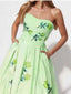Floral print maxi dress with pockets — additional view 2