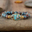 Natural stone beaded bracelet — primary view