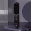 Black 2-in-1 wireless hair straightener comb