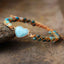 Heart shape beaded bracelet — primary view