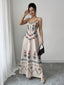 Floral Print Slip Midi Dress for Women, side product view