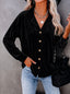 Product detail photo of Button Up Velvet Long Sleeve Shirt, Women’s Shirt, button up velvet long sleeve shirt, everyday style