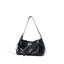 Genuine Leather Lock Crossbody Bag for Women, front product view