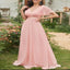 Model wearing the Surplice Flutter Sleeve Maxi Dress