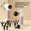 Mini massage gun full head attachment set
