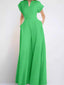 Plus size notched neck jumpsuit — additional view 4