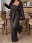 Plus size long sleeve two-piece set — additional view 2