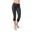 Carbon fiber print sports capri leggings — primary view