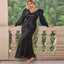 Sequin V-neck maxi dress — primary view