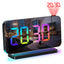 RGB LED Projection Alarm Clock with Ambient Lighting view 9