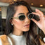 Rhinestone oval sunglasses — primary view