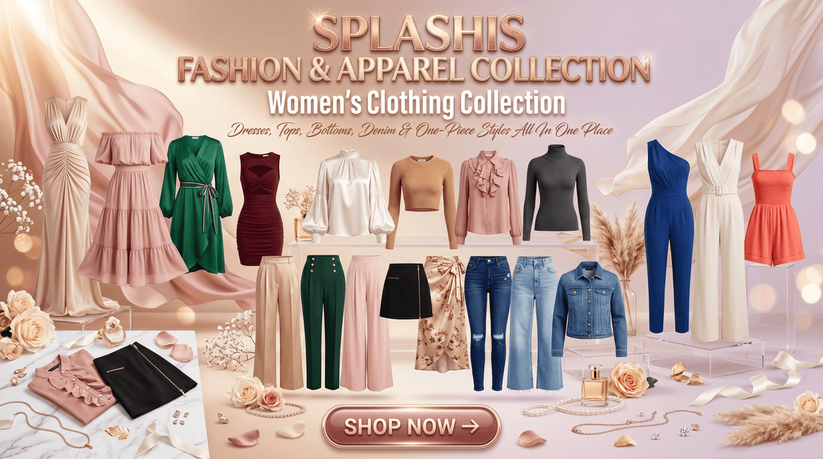 Discover the full range of women's clothing at Splashis.
