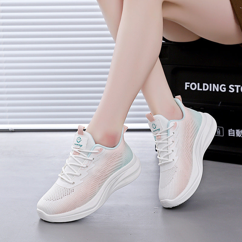 Women's Breathable Knit Sports Sneakers-Splashis, alternate view 1