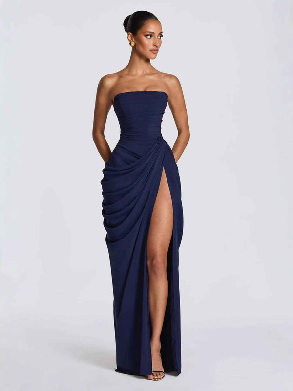Asymmetrical off-shoulder bodycon dress — additional view 4