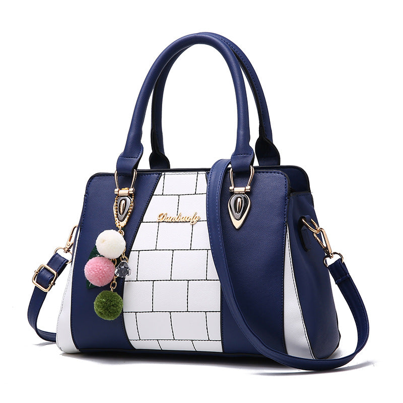 PU Leather Shoulder Bag for Women – Large Capacity Handbag, close-up product view