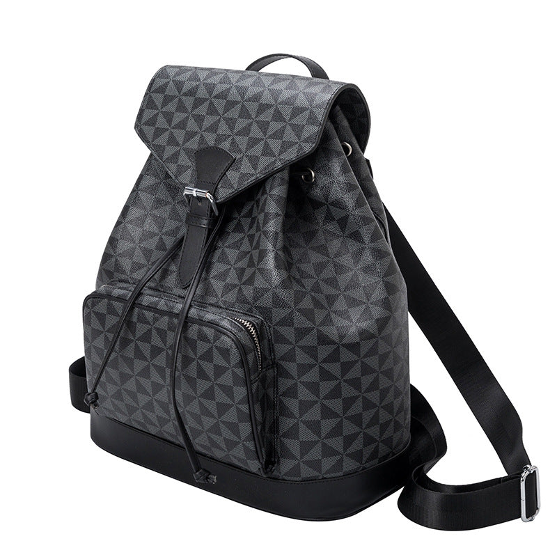 Product detail photo of Drawstring Large Backpack, black, everyday style