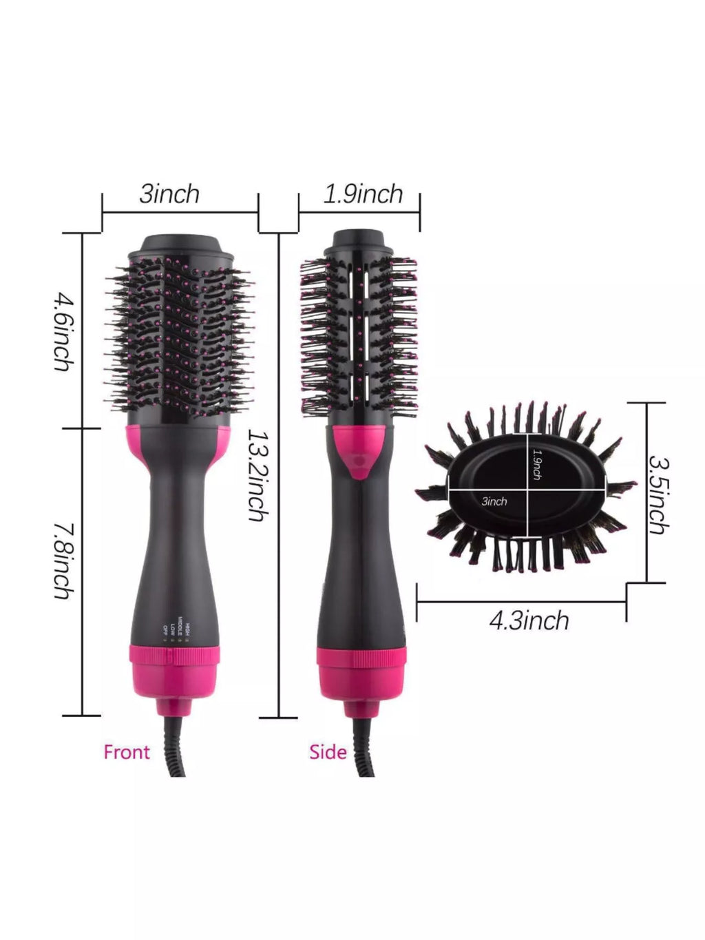 Multi-functional hot air styling brush — additional view 8