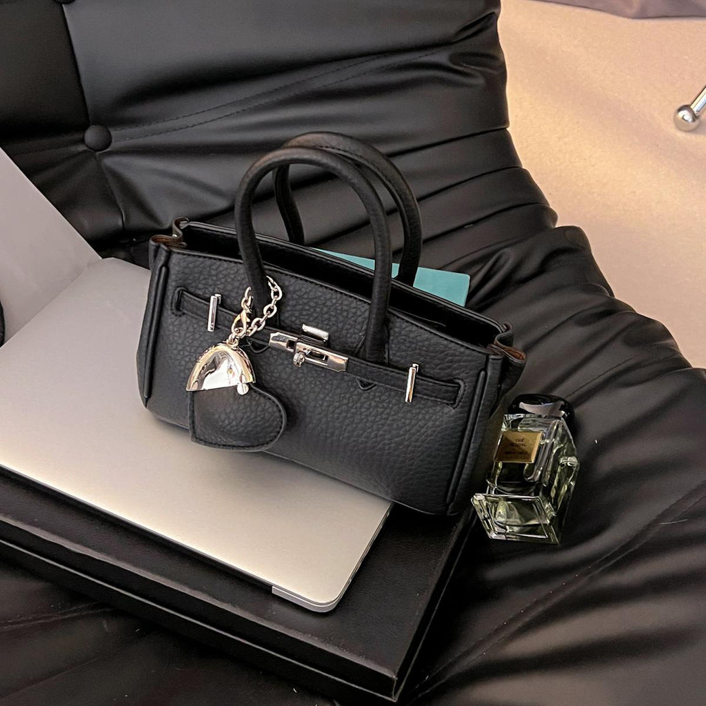 Mini Lychee Pattern PU Leather Tote Bag for Women, product view 8
