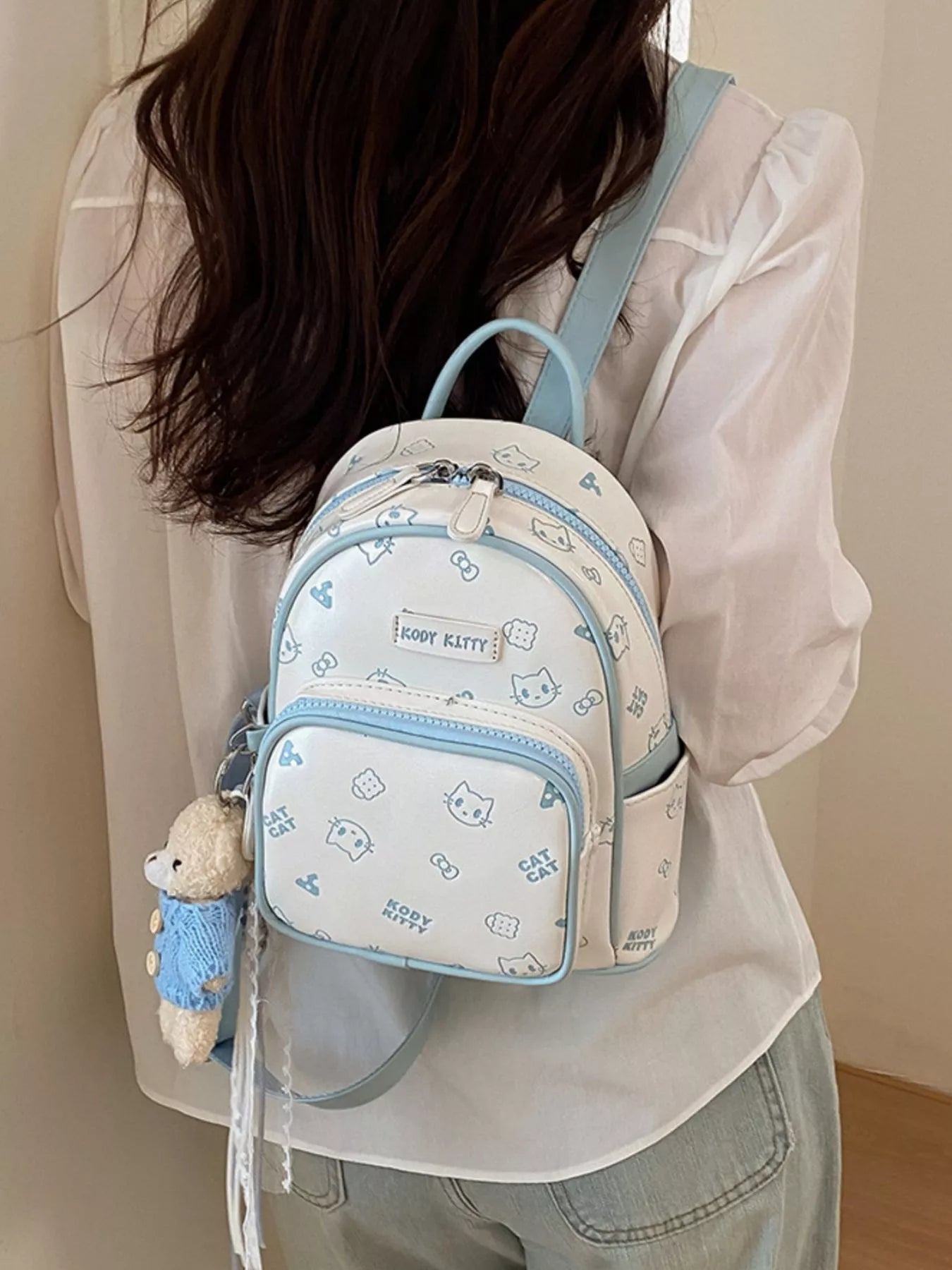 Mini Cartoon Pattern Backpack — product image 4