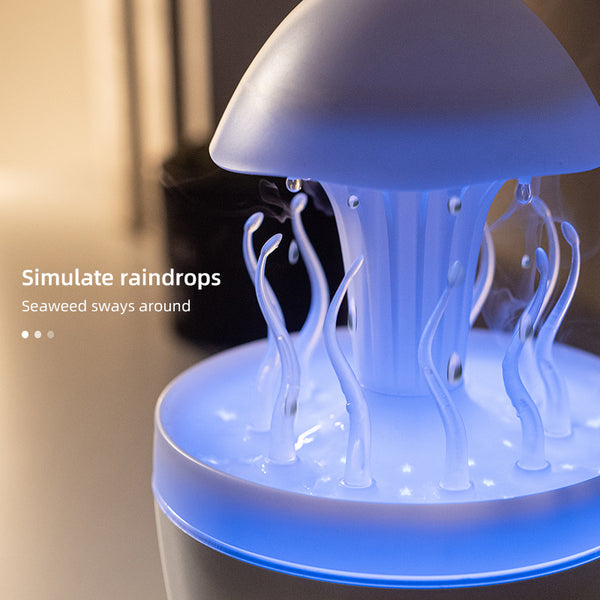 Jellyfish humidifier with rotating mist effect view 2