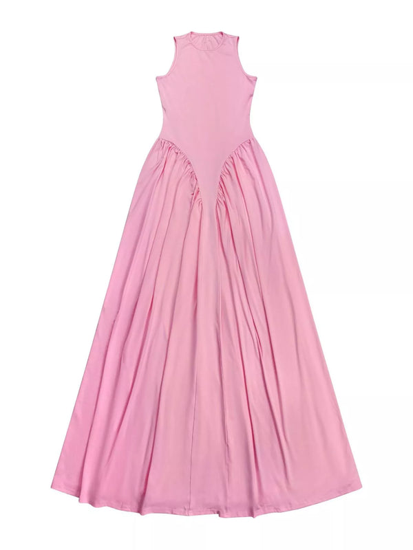 Sleeveless O-Neck Maxi Dress view 7