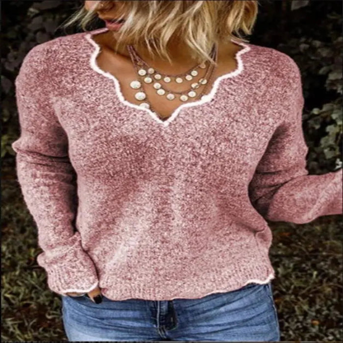 Women's Knitted Layering Pullover