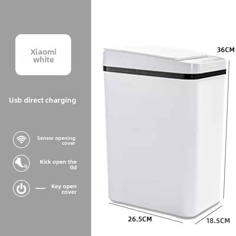 Motion Sensor Smart Trash Can with Foot Pedal view 5