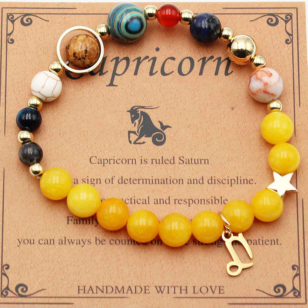 Magic of Eight Planets Jewelry Bracelet-Fashion-Splashis-Color:Capricornetopaz-Splashis