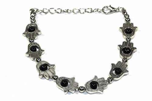 Evil eye red beads bracelet — additional view 4
