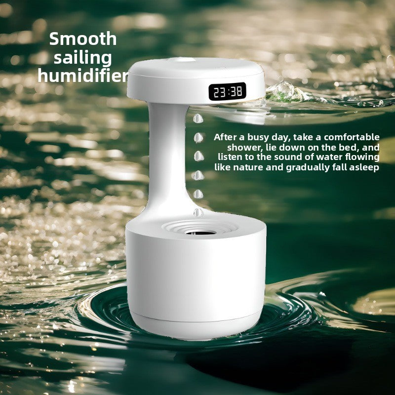 Anti-gravity USB desktop humidifier view 2