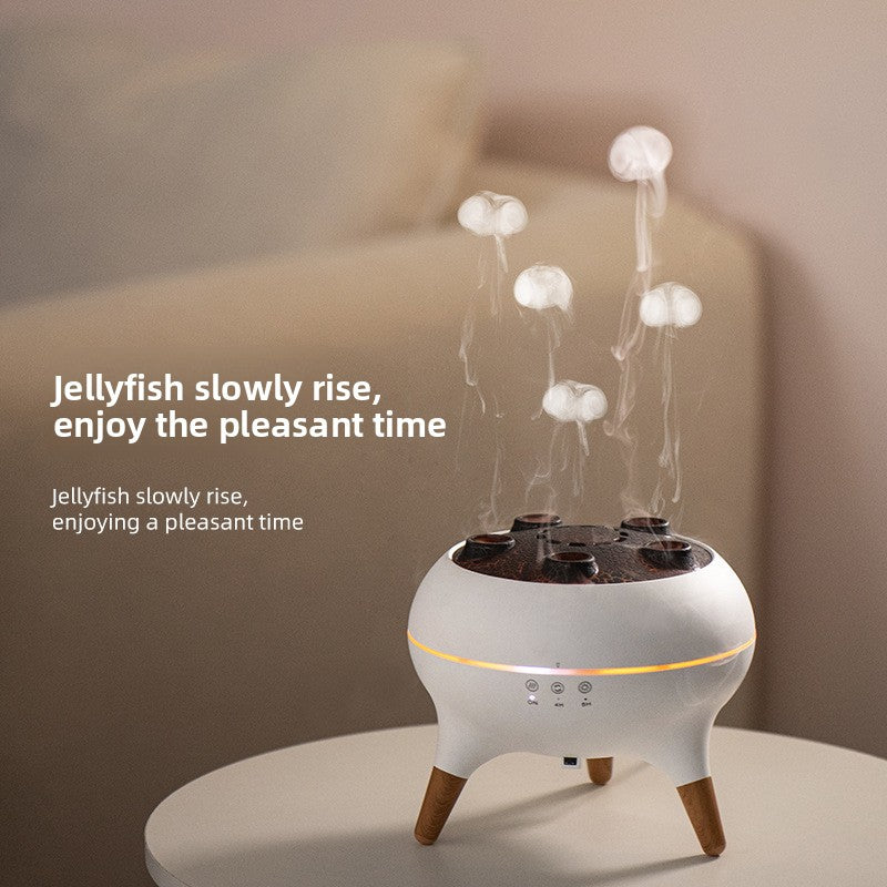 Ultrasonic humidifier with remote control and colour light view 2