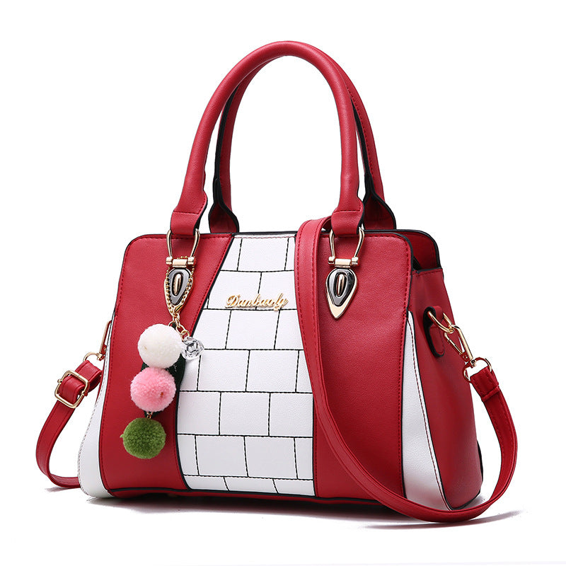 PU Leather Shoulder Bag for Women – Large Capacity Handbag, side product view