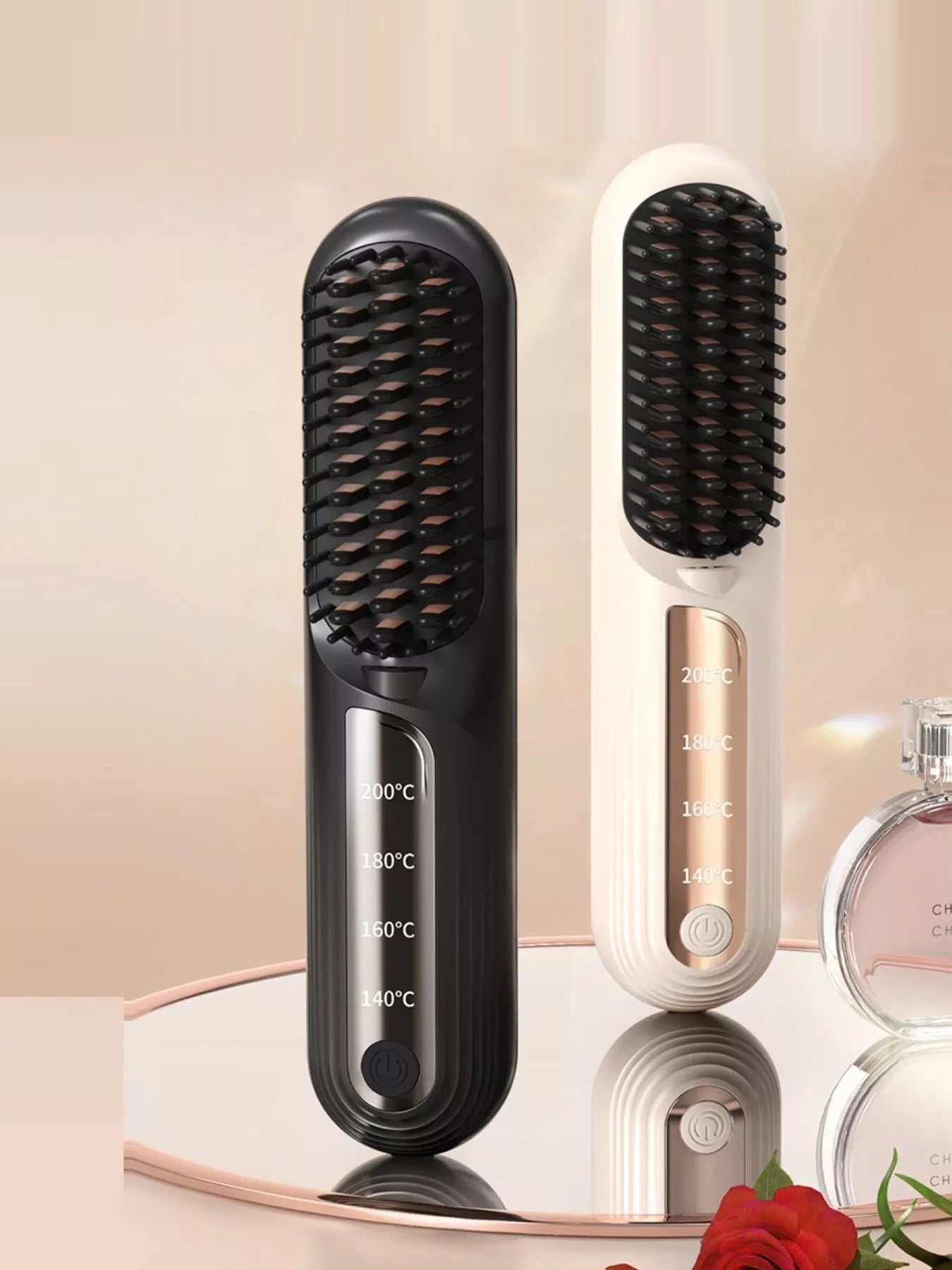 Ceramic Heated Straightening Comb Imagem secundária do produto
