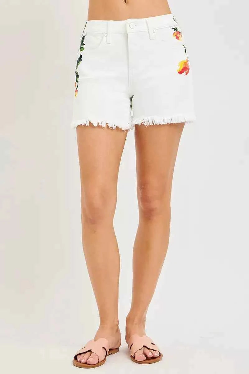 Flower print tummy control shorts — additional view 6