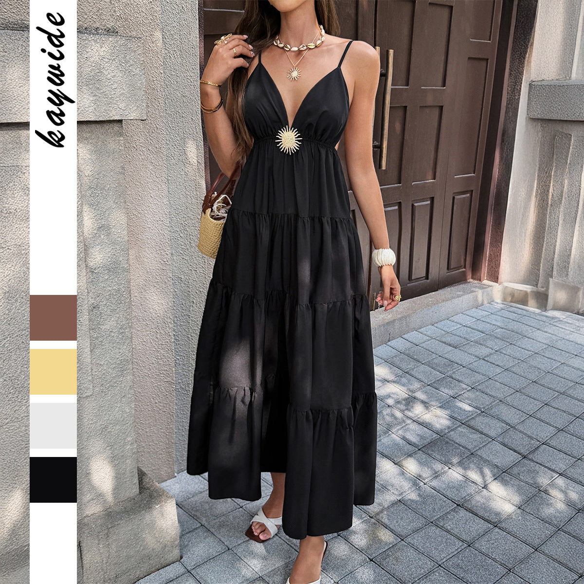 Elegant Sleeveless Slip Dress for Women, product view 8