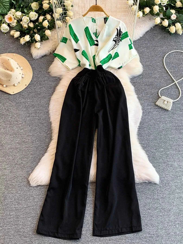 Versatile Pocketed Casual Jumpsuit-Jumpsuit-Splashis-Color:Green-Size:One Size-Splashis